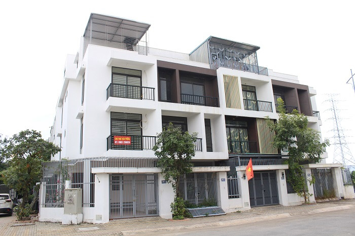 Hình ảnh thực tế biệt thự liền kề tại KĐT Ao Sào